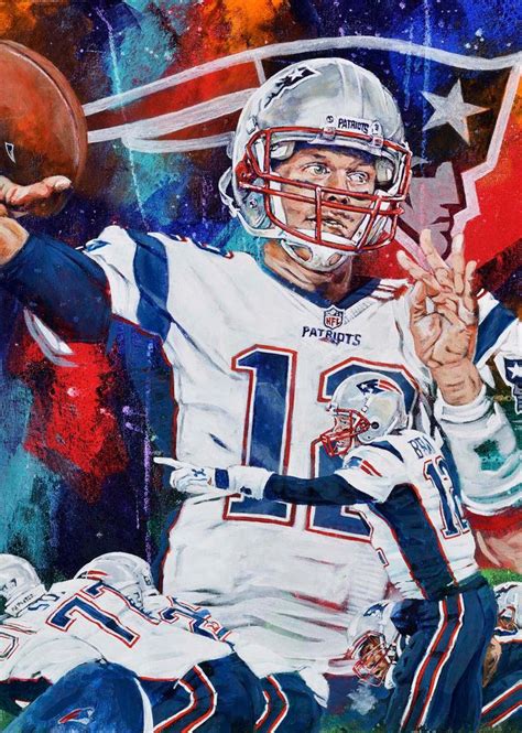 Tom Brady - New England Patriots fine art print – aDamnFineArtist.com