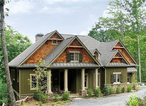 Plan 15655GE: Rustic Lodge Home Plan | Craftsman style house plans, Craftsman house plans ...