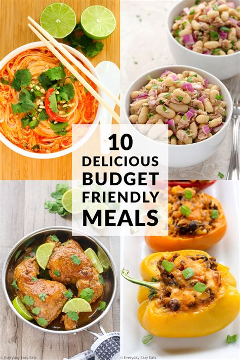 10 Easy Budget-Friendly Meals - Everyday Easy Eats