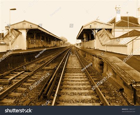 Old Railway Station In Vintage Style Photography - 11841217 : Shutterstock