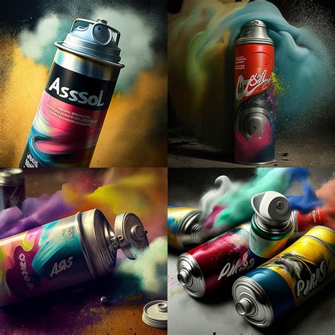 Aerosol paint Midjourney style | Andrei Kovalev's Midlibrary 2.0