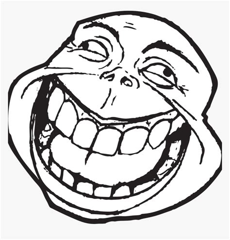 Troll Face Png Transparent Meme Face Transparent : Realistic plastic face shield front and side ...