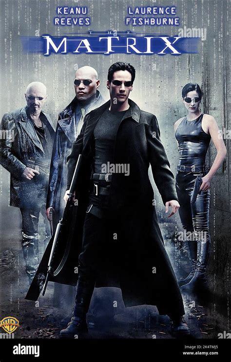 The Matrix 1999. The Matrix Movie Poster. Keanu Reeves Stock Photo - Alamy