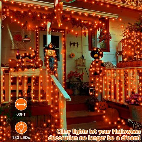 Orange Halloween Lights | Orange String Lights - Ollny