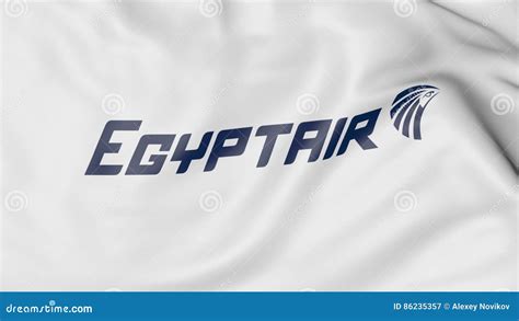 Waving Flag of EgyptAir Editorial 3D Rendering Editorial Photography - Illustration of ...