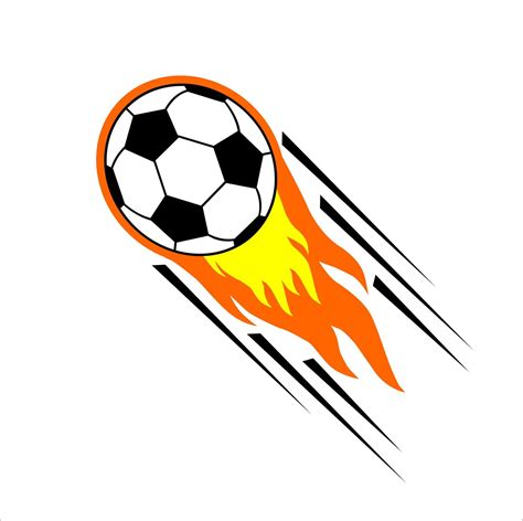 vector of soccer ball with fire 13374518 Vector Art at Vecteezy