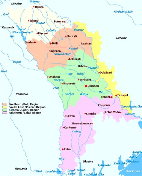 Moldova Wine Regions