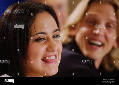 Actor Annabella Piugattuk smiles at a press conference for The Snow Walker at the Toronto ...