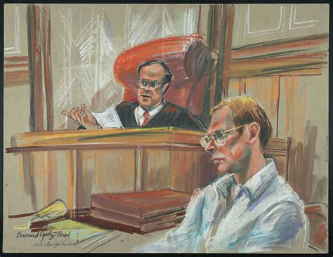 10+ Rare Courtroom Sketches From Most Infamous Trials Where No Cameras ...