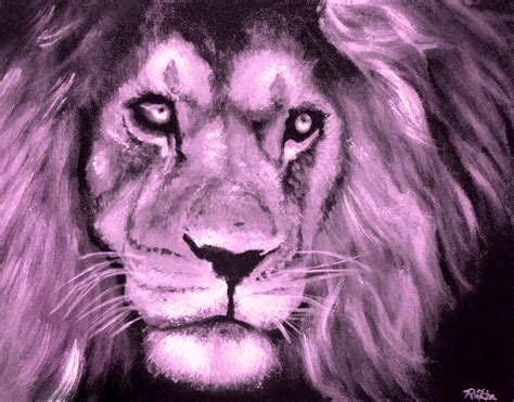 Portrait Of A King - Purple Painting by ArtLoft - Southern California ...