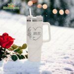 Personalized 40oz Engraved Tumbler With Handle Valentines Gift - The ...