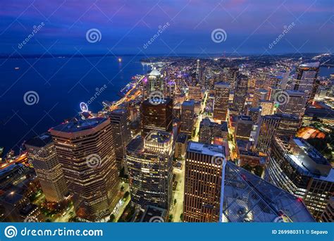 Seattle, Washington, USA Downtown Skyline Stock Image - Image of ...