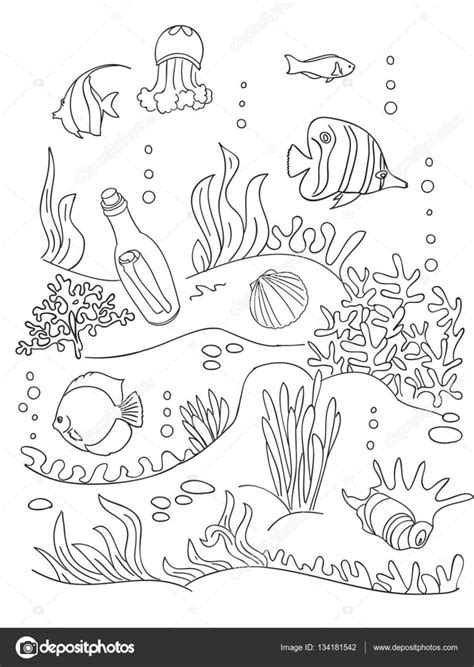 Fondo del mare di disegno — Vettoriali Stock © NatalieBakunina #134181542