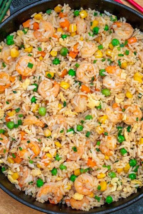 Shrimp Fried Rice Recipe [video] - Sweet and Savory Meals Easy Chicken Recipes, Shrimp Recipes ...