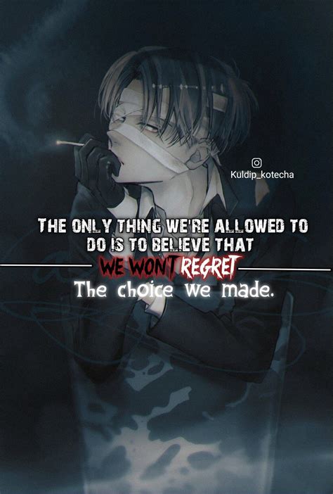 levi quotes | Anime quotes inspirational, Anime love quotes, Cute ...