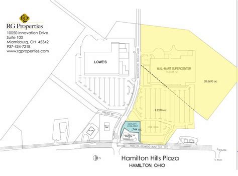 Hamilton Place Mall Map