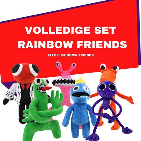 De Beste Kookplaten | Rainbow friends set - Rainbow Friends knuffel - Rainbow Friends pluche pop ...
