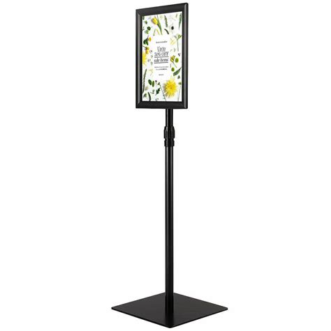 8.5"x 11" Aluminum Sign Holder Outdoor Poster Stand Adjustable Pedestal - Walmart.com - Walmart.com