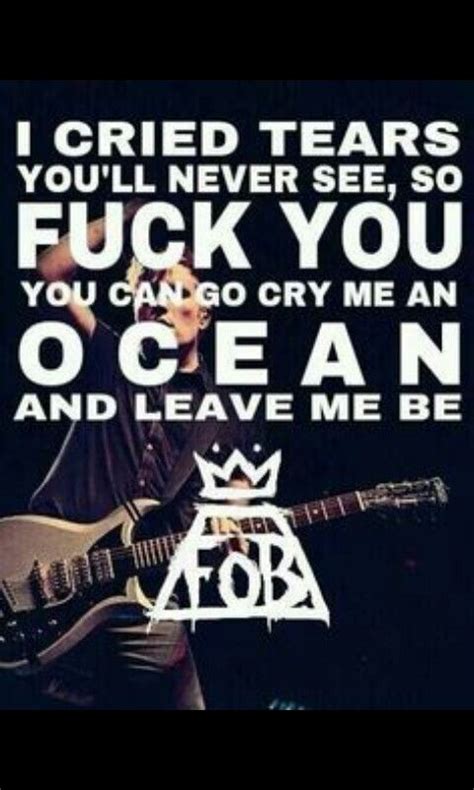 Rock song lyrics