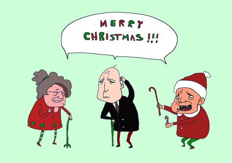 MERRY CHRISTMAS from the elderly by CartoonOphanage on DeviantArt