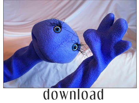 Dinosaur Puppet Pattern PDF Download English Measurements: American Standard - Etsy