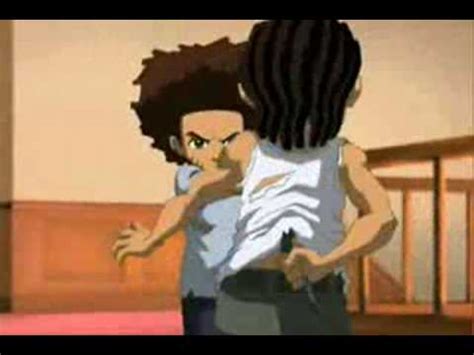 the boondocks fight - YouTube