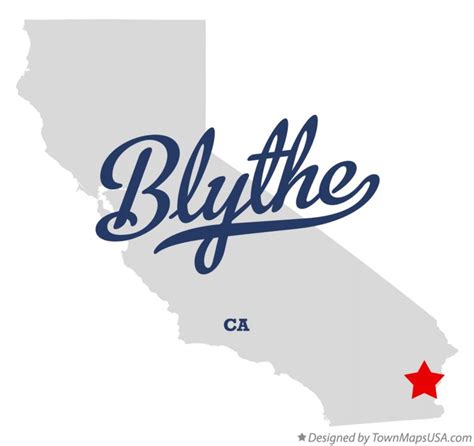 Map of Blythe, CA, California