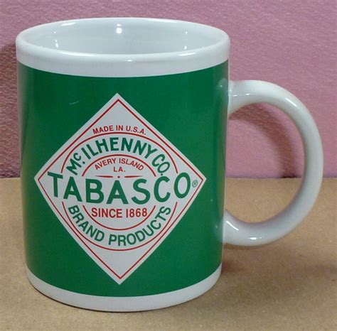 McIlhenny Tabasco Label Logo Ceramic Coffee Mug Cup on Storenvy