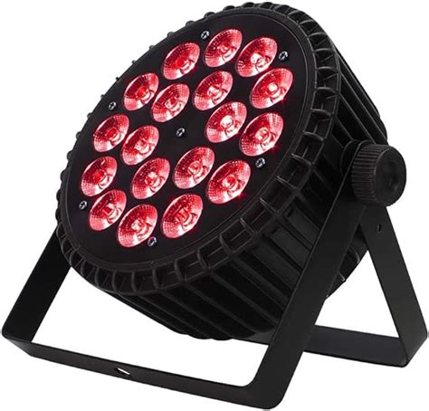 Amazon.com: SHEHDS Stage Lights 18x12W LED Par Can Lights RGBW 4in1 DMX ...