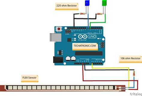 Flex Sensor Circuit Diagram