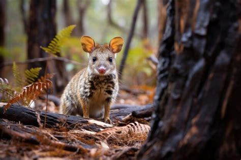 Premium Photo | A quoll in the natural habitat