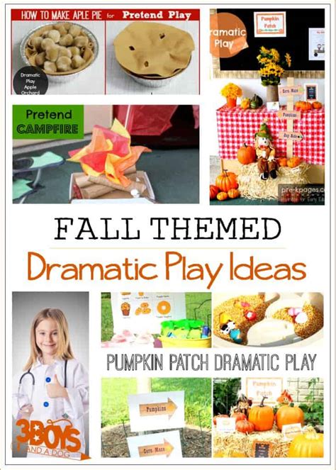 Fall Dramatic Play Ideas for Children