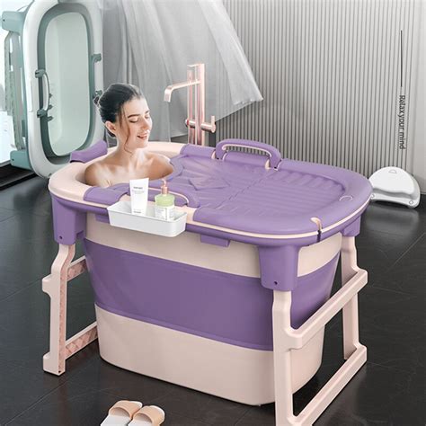 Xiaoshutong 8827 103CM Portable Folding Adult Bathtub Surround Lock ...