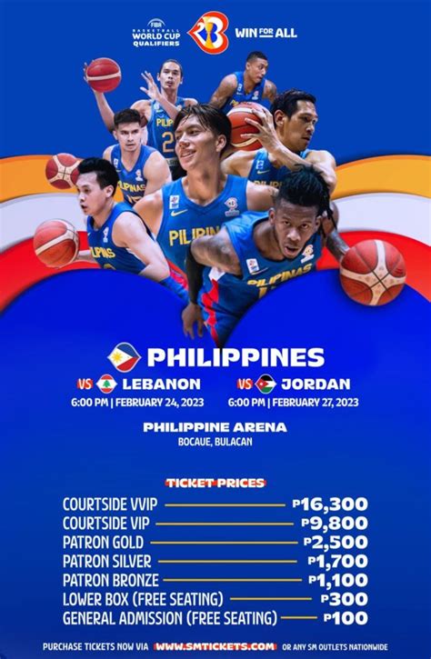 Ticket Sa Laro Ng Gilas Pilipinas Sa Fiba World Cup 2023 Maaring | Images and Photos finder