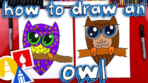 How To Draw An Owl Art For Kids Hub Drawing Lessons Kind | Images and ...