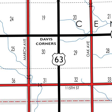 Howard County, Iowa Map by Iowa Department of Transportation | Avenza Maps