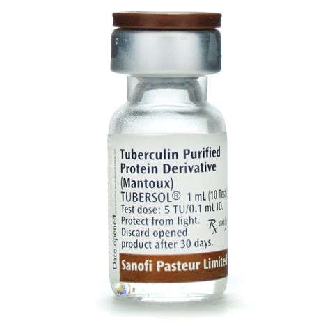 Tubersol®, Tuberculin Purified Protein Derivative (Mantoux), MDV, Refrigerated | McGuff Medical ...