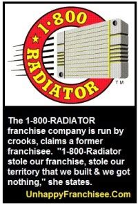 1-800-RADIATOR Franchise Complaints