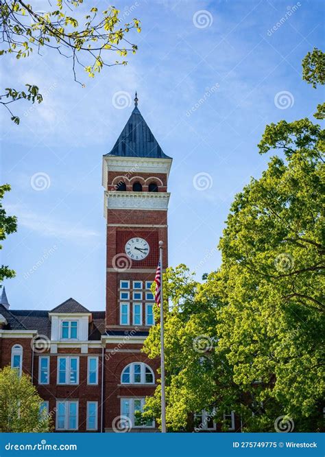 Clock Tower of Tillman Hall at Clemson University. Editorial Image ...