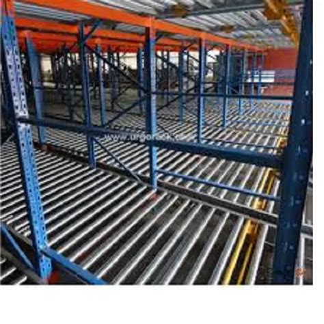 Blue Modern Push Back Pallet Rack at Rs 85/kg in Ludhiana | ID: 22275487612