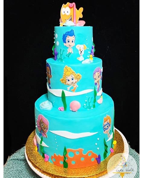 Bubble Guppies cake!! | Bubble guppies cake, Cake, How to make cake