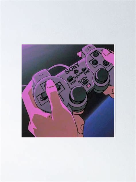 "Gamer Girl Video Games Aesthetic Controller Art" Poster for Sale by vibeytees | Redbubble