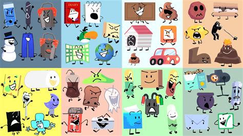 If Daily Object Show Characters were on BFB Teams by skinnybeans17 on DeviantArt