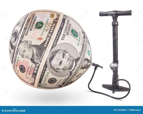 Inflating Money Stock Image - Image: 21643961