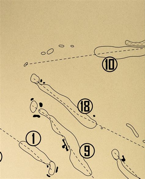 Montour Heights Country Club Outline (Print) – GolfBlueprints