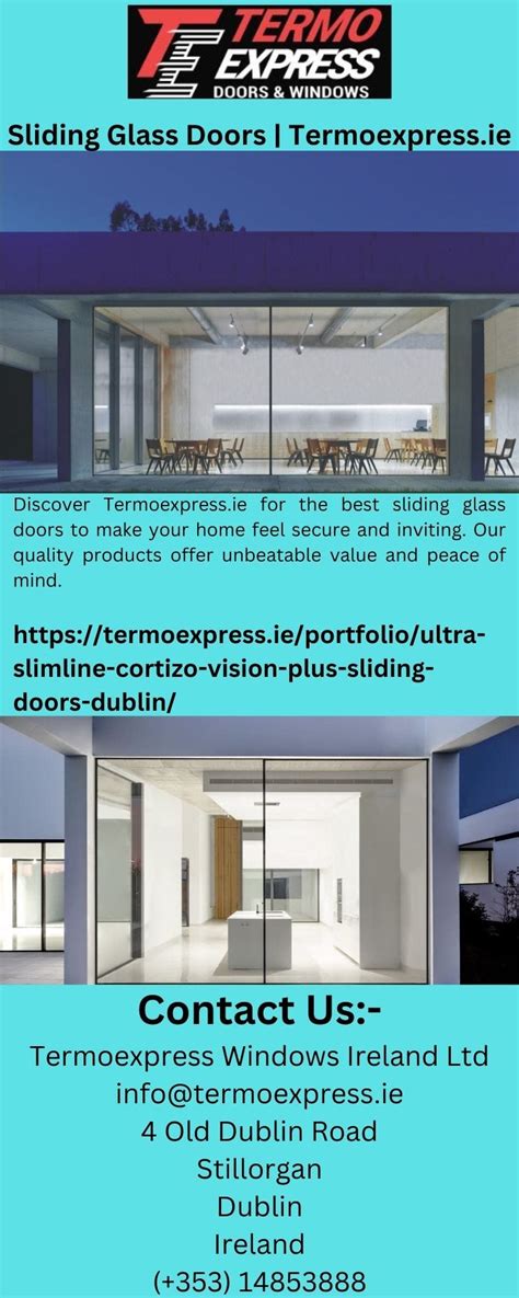 Sliding Glass Doors | Termoexpress.ie - Termoexpress - Medium