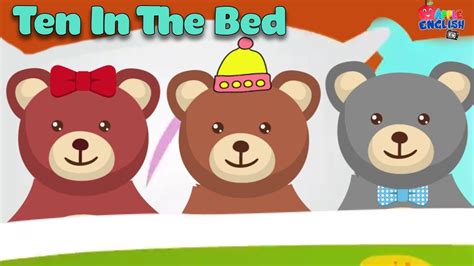 Ten In The Bed | Nursery Rhymes & Songs With Lyrics | Apple English TV - YouTube