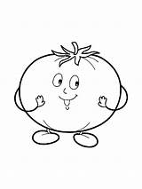 Tomato coloring Pages  ColoringLib sketch template