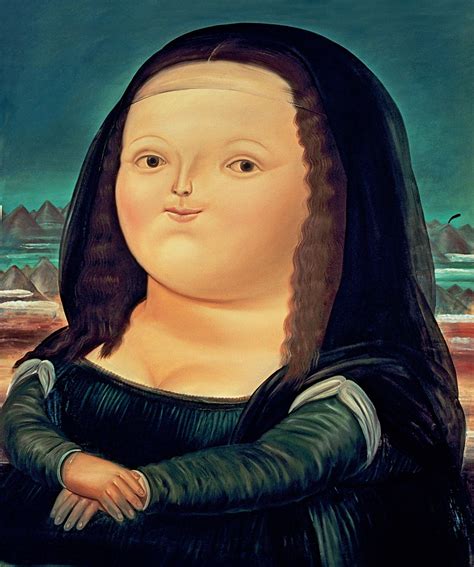 Fernando Botero – Mona Lisa, 1978, 183 x 166 cm | Fernando botero, Mona ...