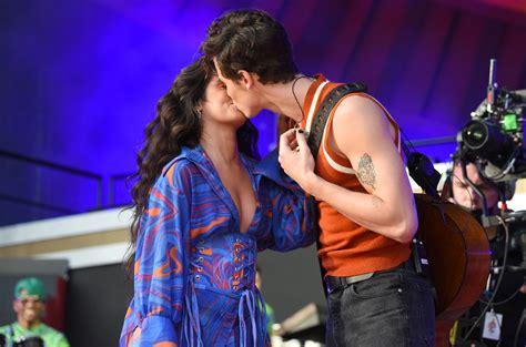 Camila Cabello, Shawn Mendes Kiss on Global Citizen 2021 Stage – Billboard